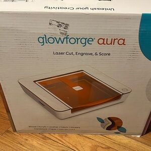 Glowforge Aura Laser Cutter with Air filter Combo